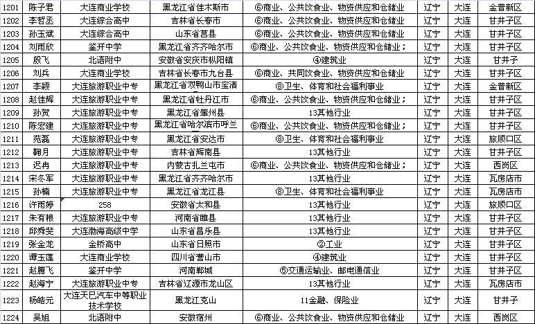 辽宁省大连市公示名单背后的故事与意义探寻