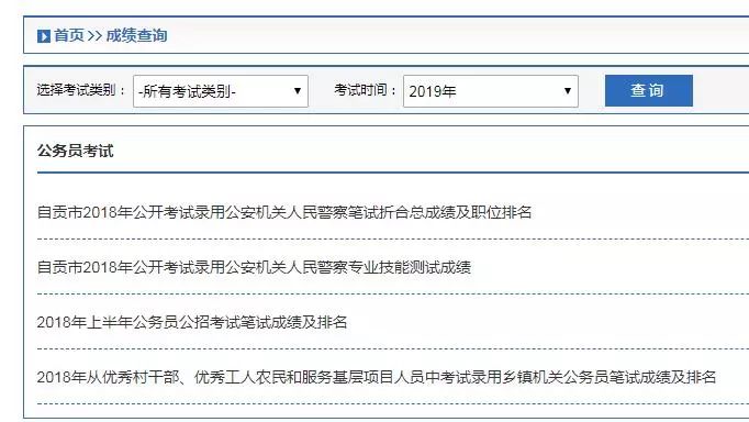 往年省考成绩查询入口回顾及指导攻略