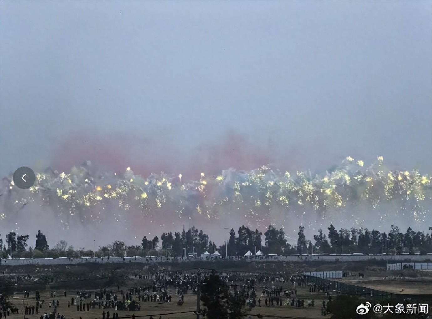 蔡国强烟花秀遭遇无人机干扰事件