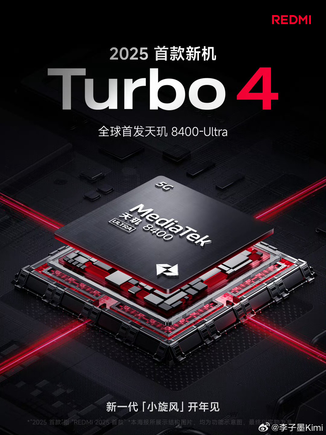 Redmi红米Turbo 4官宣定档，全新亮点抢先看，期待满满的一月新品发布！