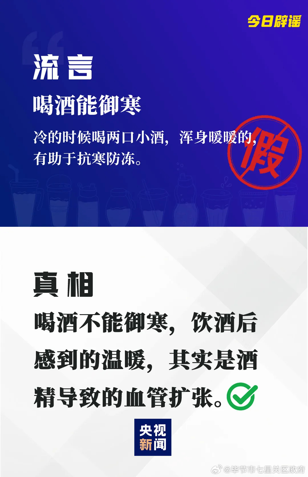 击破谣言，感冒后喝酒不能杀菌真相揭秘！