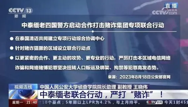 中泰联合声明强化跨境犯罪打击，针对人口贩运与电信网络诈骗的新动向联手应对