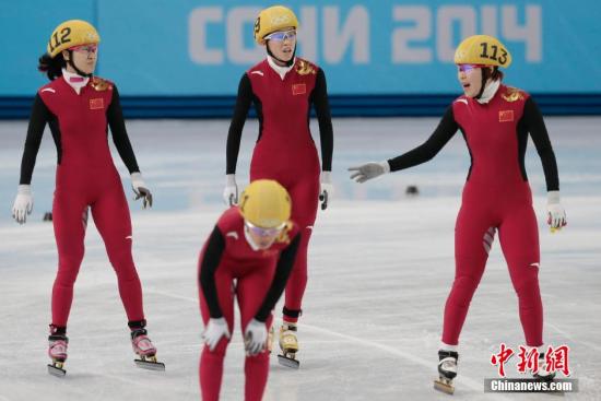 短道速滑女子3000米接力，中国队的荣耀与拼搏之路获金牌