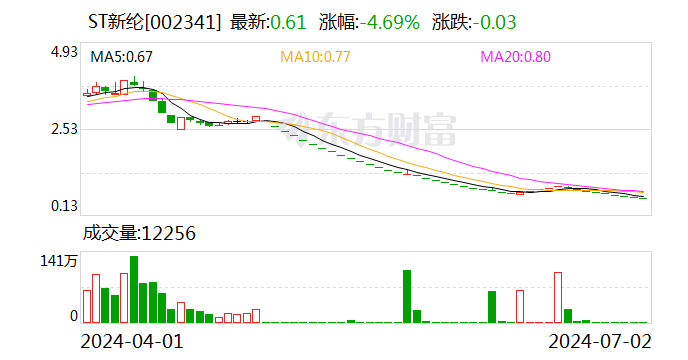 ST新纶：深交所拟决定终止公司股票上市交易